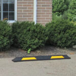 6' Rubber Parking Blocks Black/Yellow
