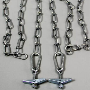 clearance bar hardware kit with twin loop chain
