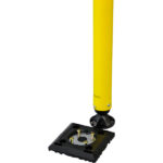 3" tuff post delineator with quick release base