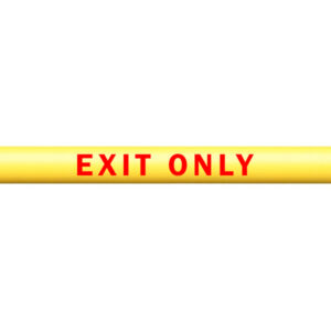 Clearance Bar Logo - EXIT ONLY