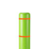 7" Bright Green Reflective Bollard Cover