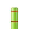 7" Bright Green Reflective Bollard Cover