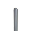 7" Round Top Plastic Bollard Cover Gray