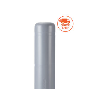 7" x 52" BollardGard Bollard Cover - Gray